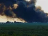 Пожар избухна в складове в Киев, чути са експлозии 2026 Пожар избухна в складове в Киев, чути са експлозии 2026