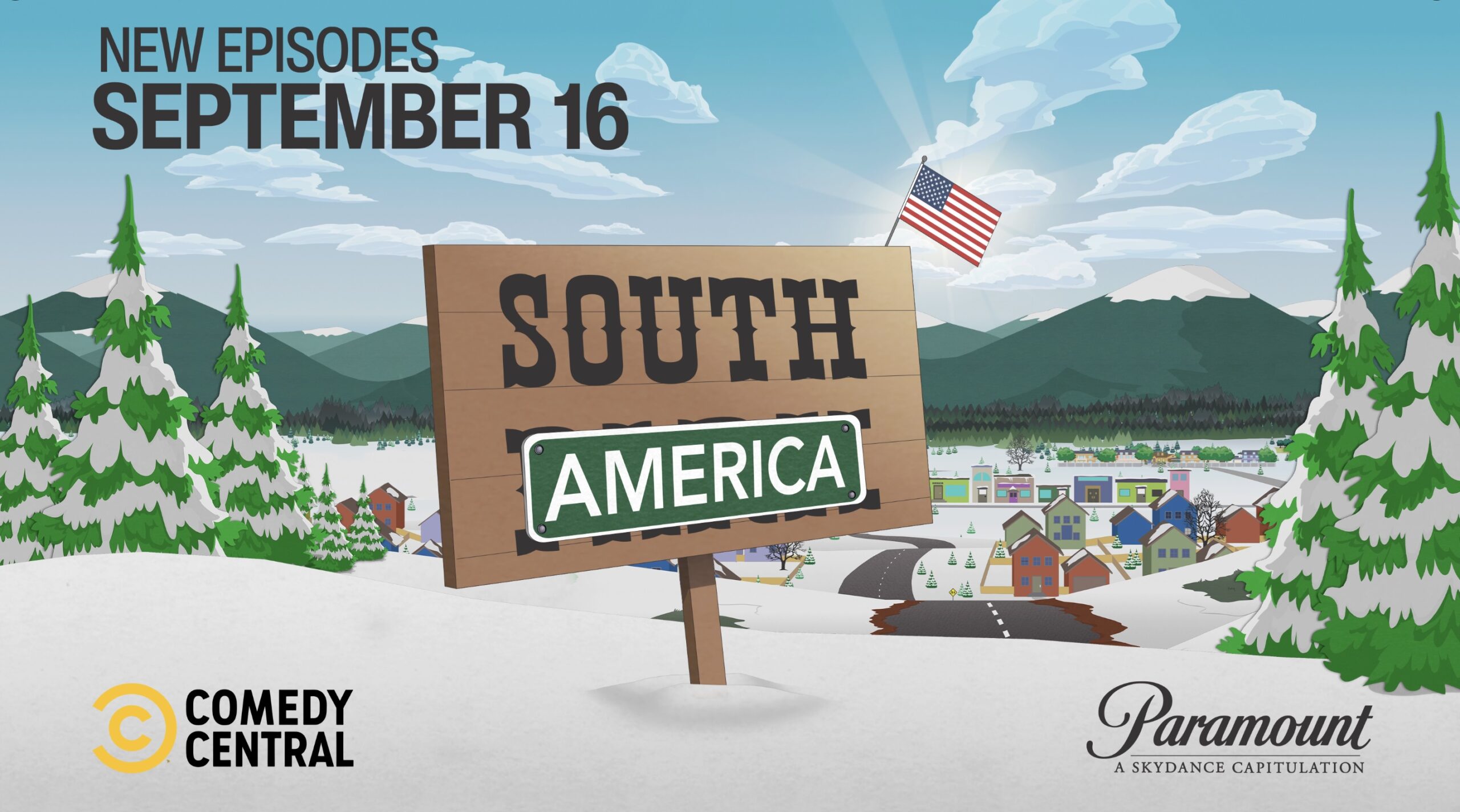 south park renamed south america