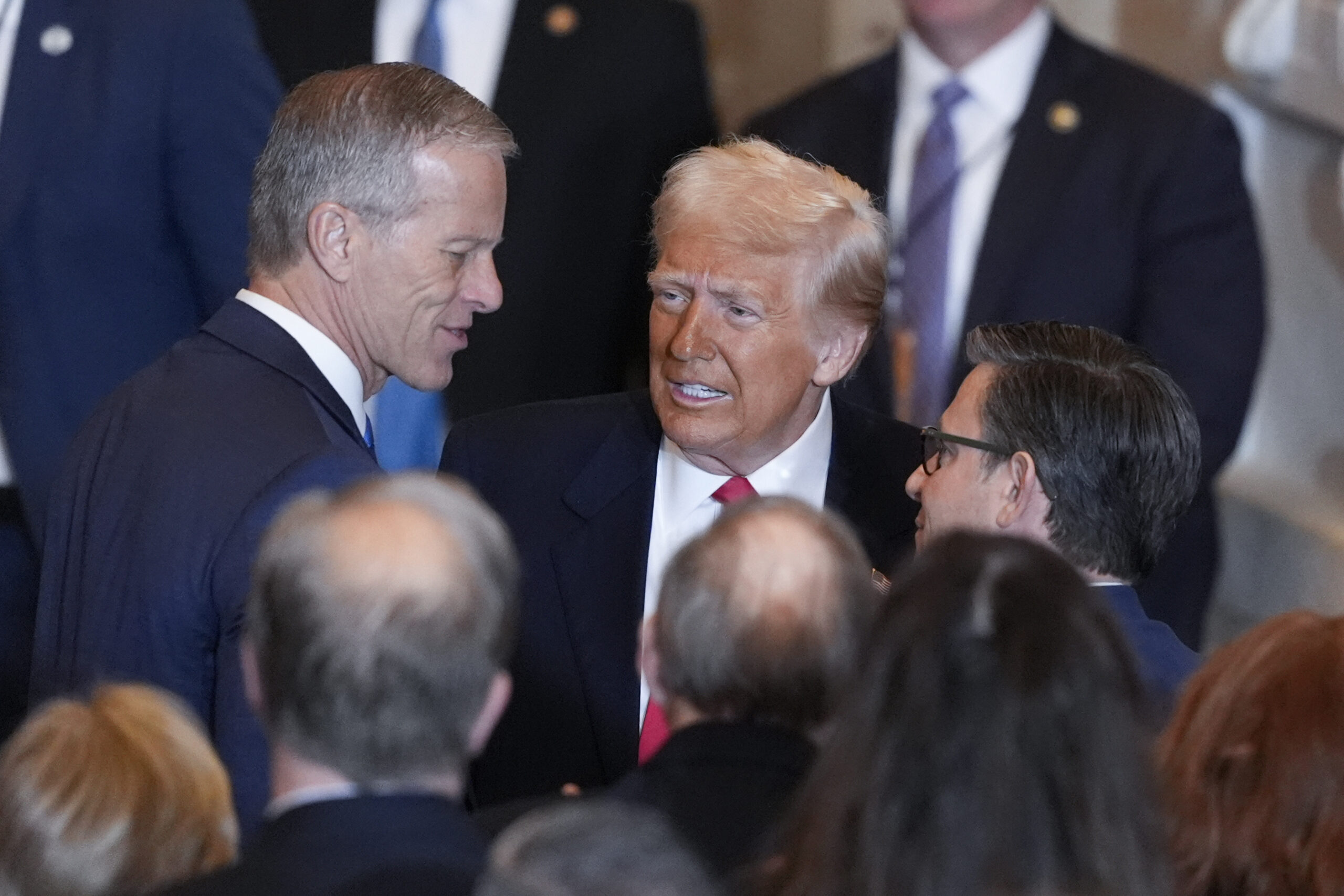 Donald Trump Mike Johnson John Thune