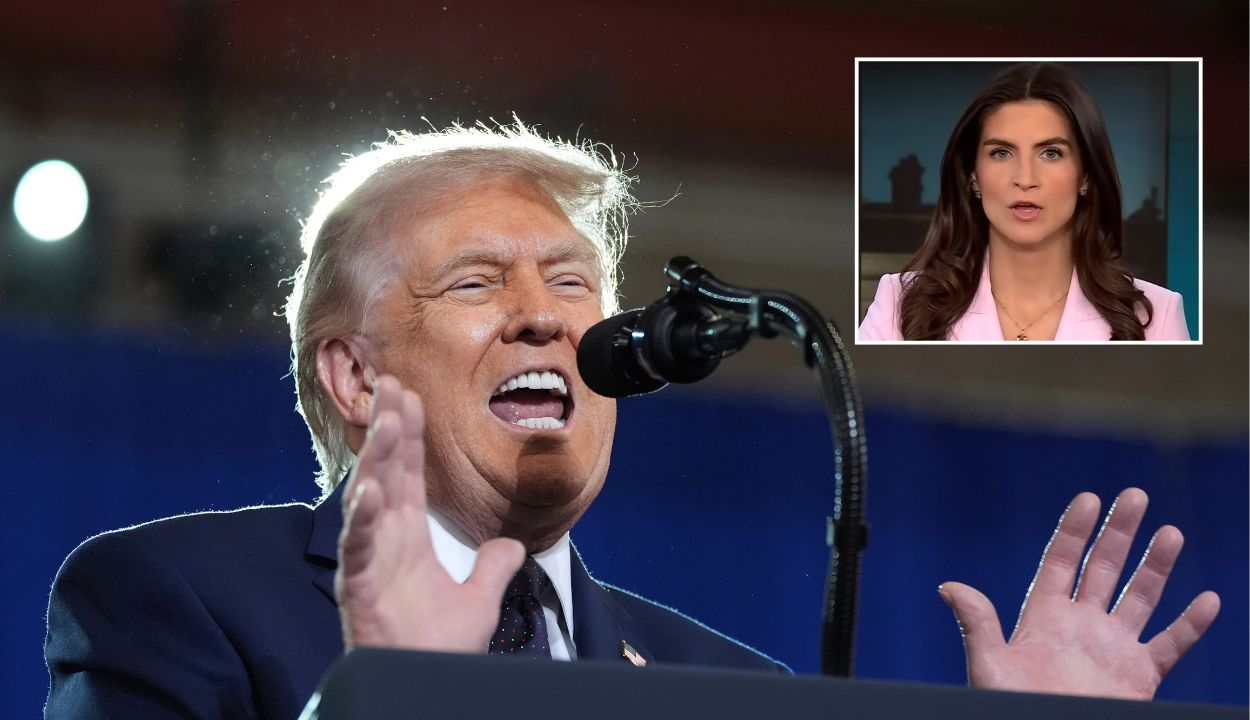 Trump capped off his big day by going on a social media rant against cnn anchor kaitlan collins