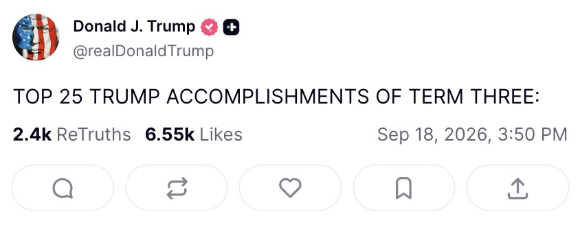 Trump Truth 1 