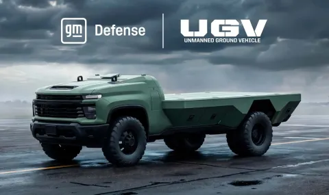 GM Defense показа автономен военен пикап Silverado 2026