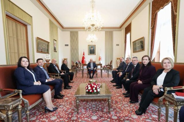 ДПС на среща с председателя на турския парламент Нуман Куртулмуш 2026 ДПС на среща с председателя на турския парламент Нуман Куртулмуш 2026