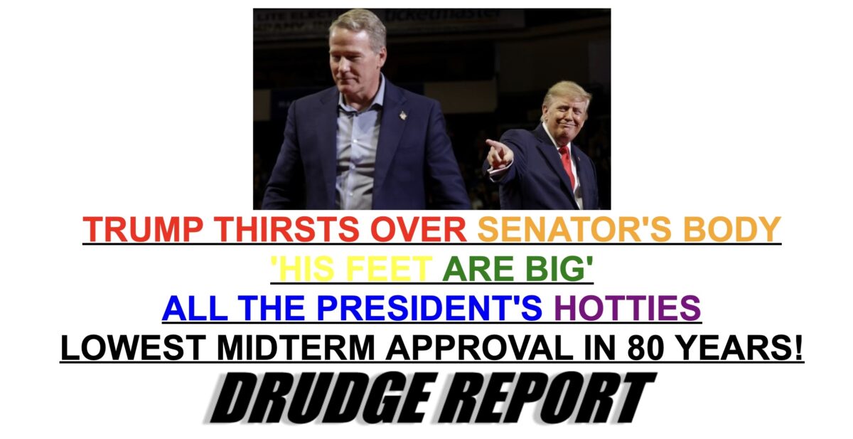 Drudge report homepage