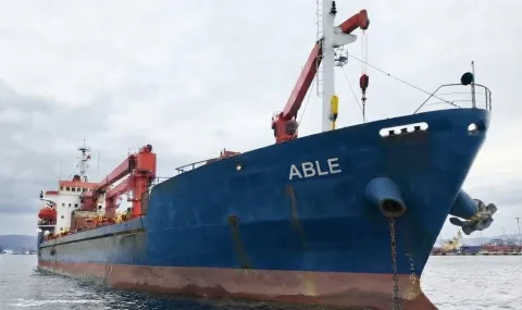 Корабът „ABLE“ напусна българската изключителна икономическа зона 2026