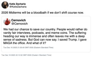 New Report Exposes Katie Zacharia’s Deleted Tweets Promoting Trump’s Biggest Talking Points 2026