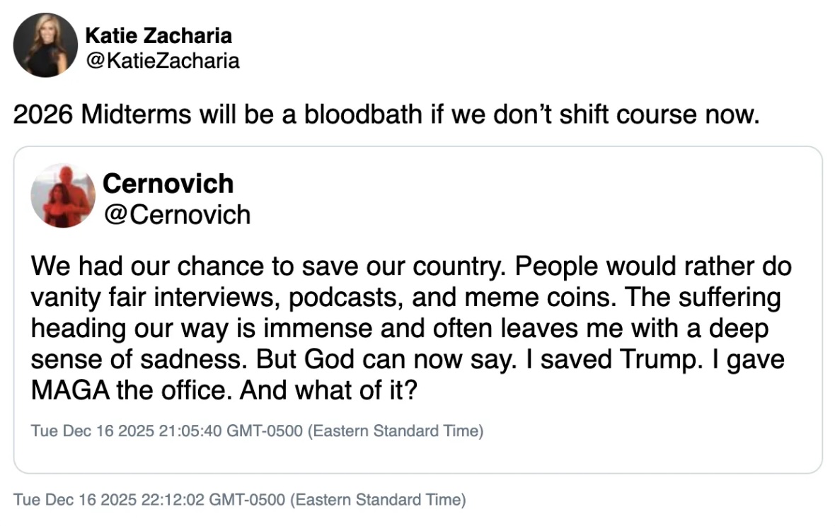 Zacharia tweet