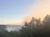 Пожар край Плевен затвори пътя София–Русе заради дим 2026 Пожар край Плевен затвори пътя София–Русе заради дим 2026