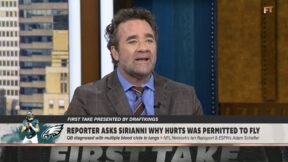 ‘shame on you! ’ espn’s jeff saturday goes off on philadelphia eagles over handling of jalen hurts injury 2026