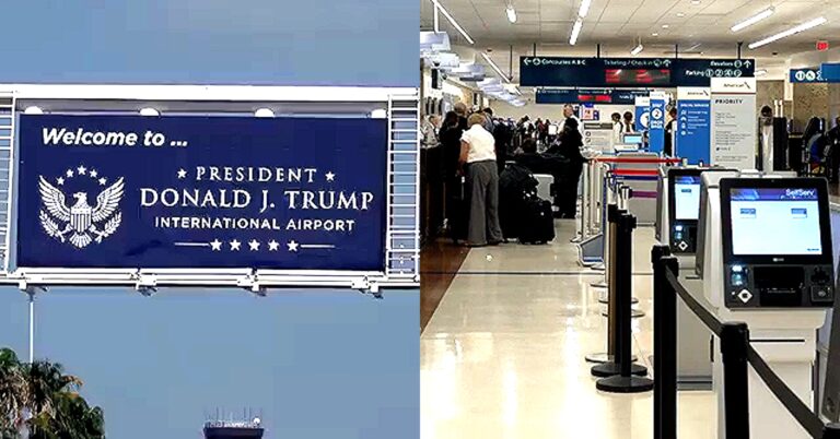 ‘suspicious phone call’ causes chaos at trump in’l airport as president prepares to fly out 2026