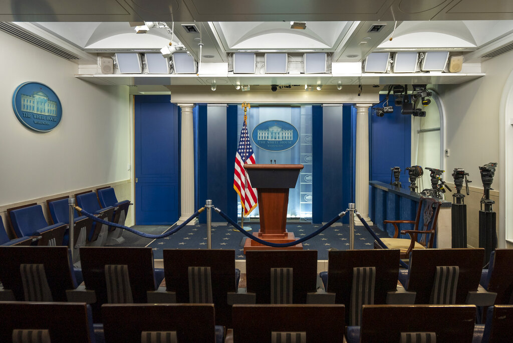 Press briefing room