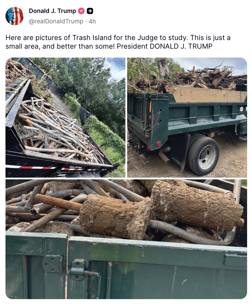 Screengrab via truth trump drops trash island photo dump late night 5 2026 world news from bulgaria bulgaria news (ap photo/jacquelyn martin)
president donald trump escalated his increasingly personal battle with a... Trump drops ‘trash island’ photo dump in late-night dig at golf course case judge 2026 българия новините balgarianovinite. Com 2026-10-20 11:21:53 screengrab via truth trump drops ‘trash island’ photo dump in late-night dig at golf course case judge 2026 investigative journalism and investigative reporting news agency burgas bulgaria