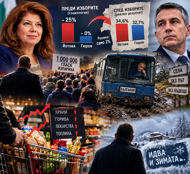 Трябва да влезе в учебниците! Как се изпариха милион гласа, Радев е шофьор на автобус без нафта… 2026