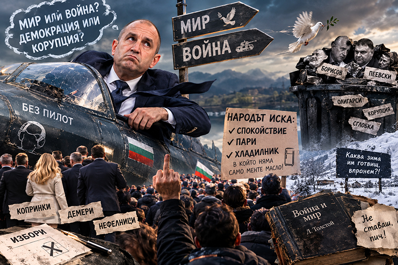 Война или мир?! Радев, какво говориш, пич?! Просто не ставаш – омитай се с нефелниците си! 2026